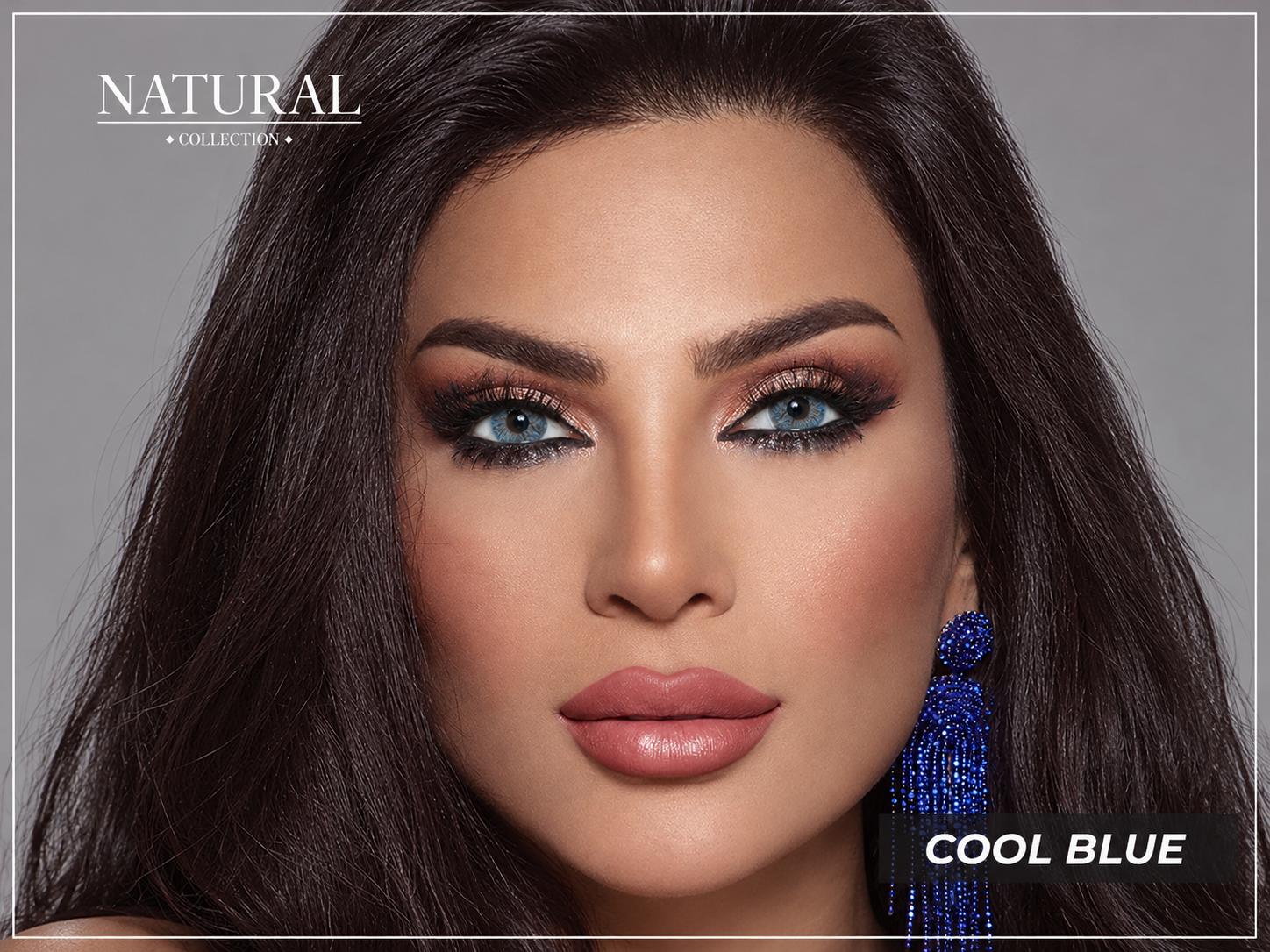Cool Blue Beauty Portrait