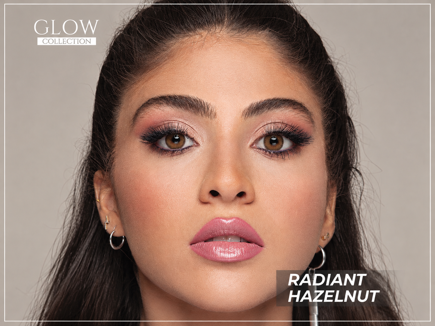 Radiant Hazelnut Beauty Portrait