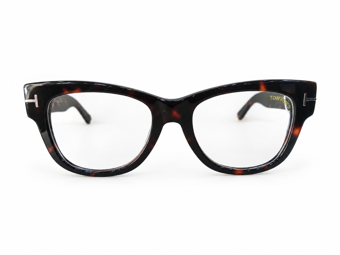 Tortoiseshell Tom Ford Glasses on White